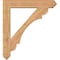 Ekena Millwork Olympic Arts and Crafts Smooth Bracket w/ Offset Brace, Western Red Cedar, 7 1/2"W x 40"D x 44"H BKT0806X40X44OLY03SWR - alternate 2